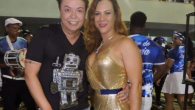 Luciana Telles e David Brazil