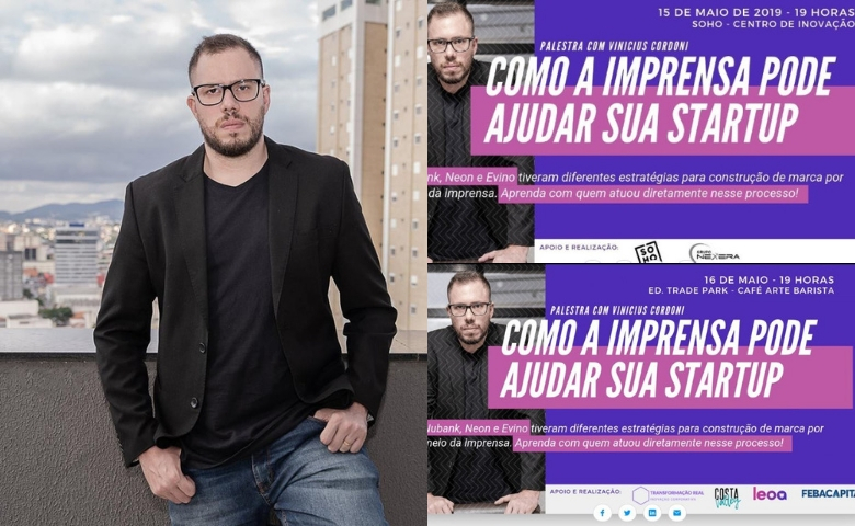 Vinícius Cordoni leva palestra como ajudar sua Startup para SC