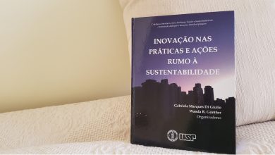 Livro “Inovação nas Práticas e Ações Rumo à Sustentabilidade” lançado na USP. Foto: divulgação.