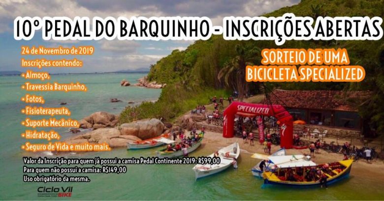 10ª Edição do Pedal do Barquinho - Florianópolis - SC