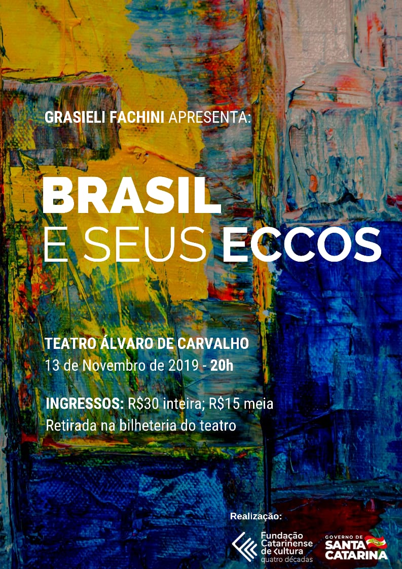 Espetáculo musical Brasil e seus Eccos revela novos talentos catarinenses