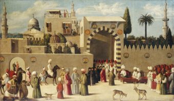 A recepção do embaixador de Damasco, 1511, Louvre- Foto divulgação.