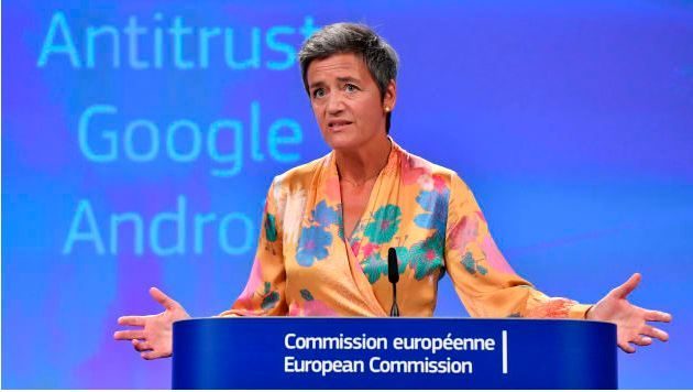 Margrethe Vestager na Comissão da União Europeia para concorrência