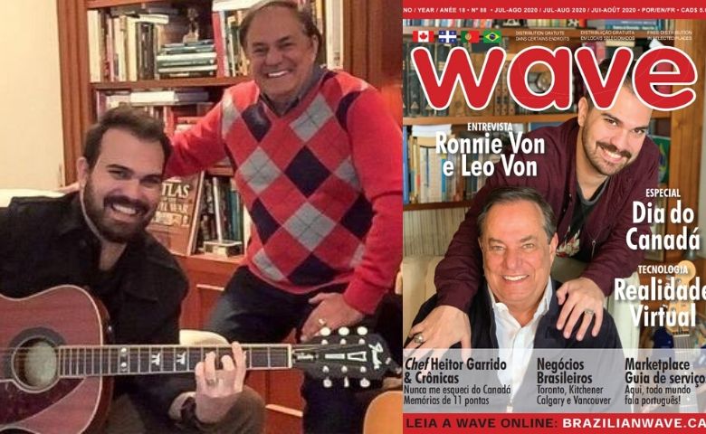 Ronnie e Leo Von são destaque em capa de revista